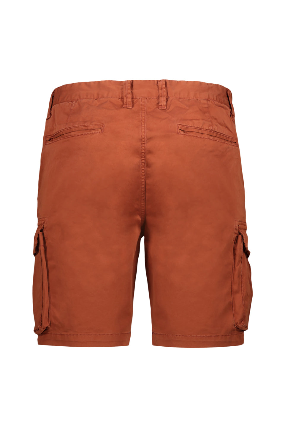 Fitted Cargo Shorts In Tangerine