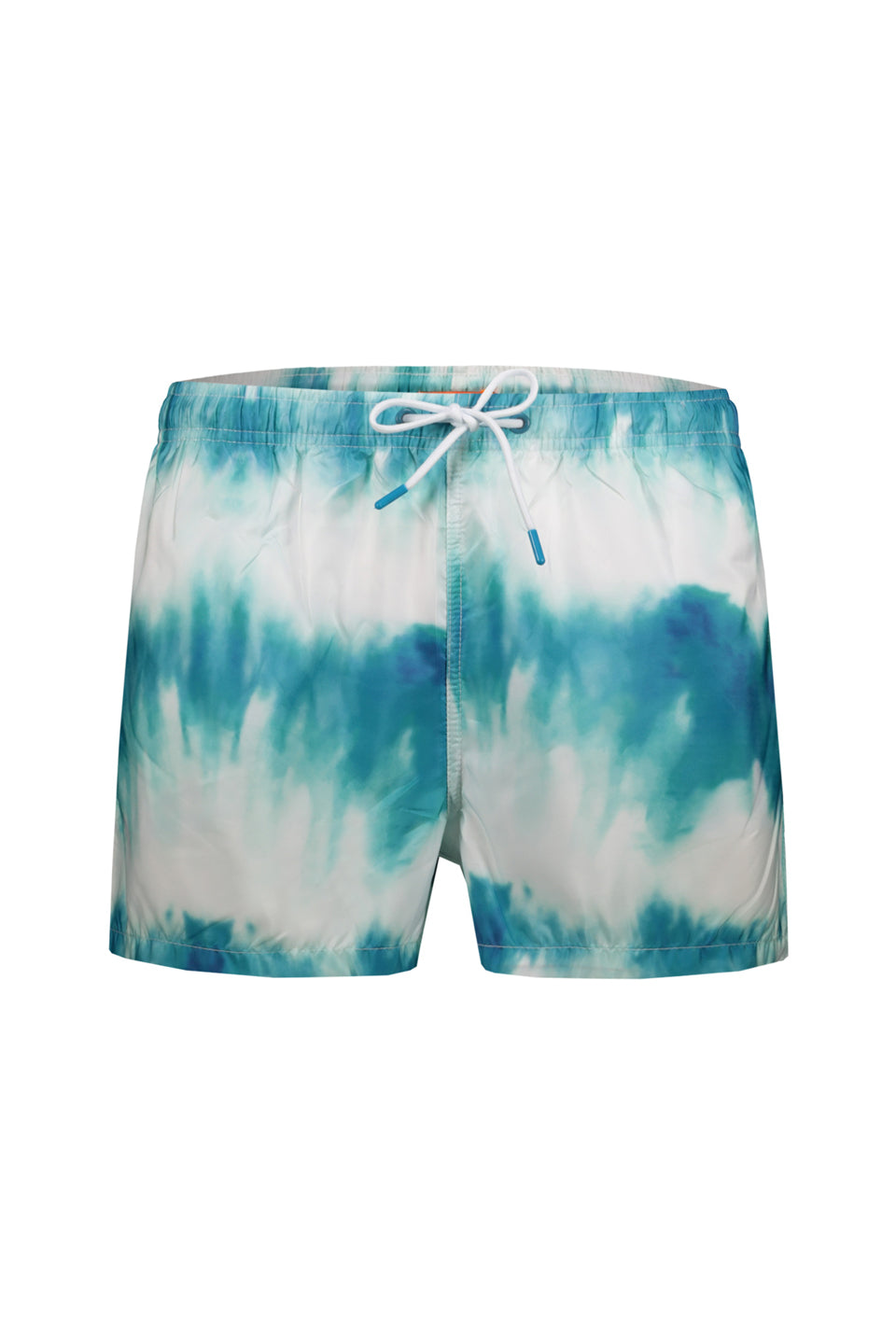 Tie Dye Swim Shorts In Light Blue