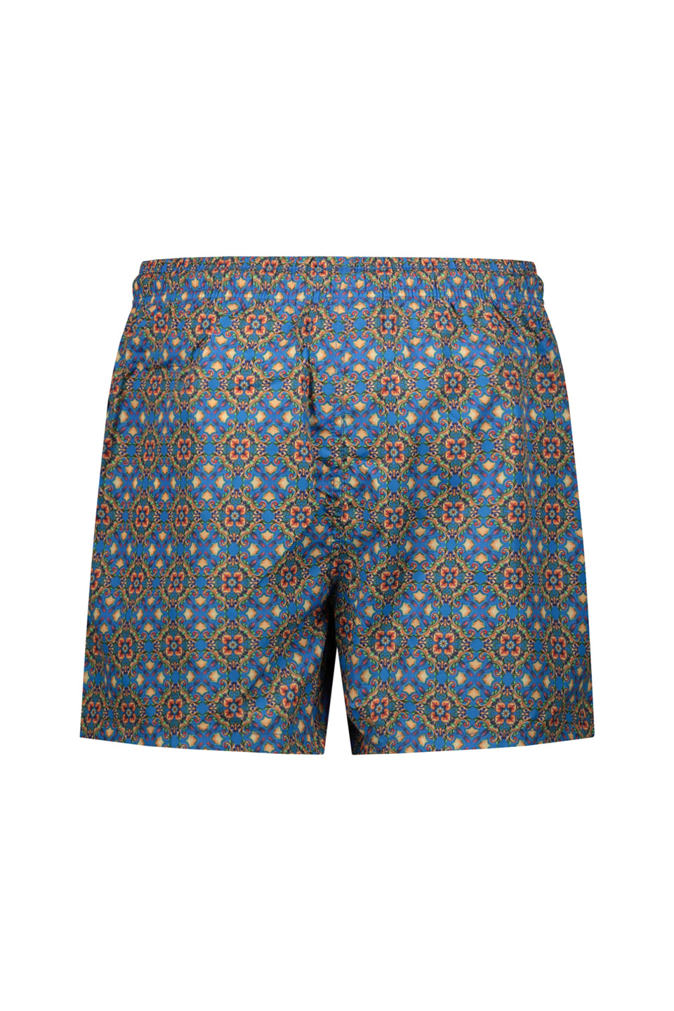 Kaleidoscope Print Swim Shorts In Blue